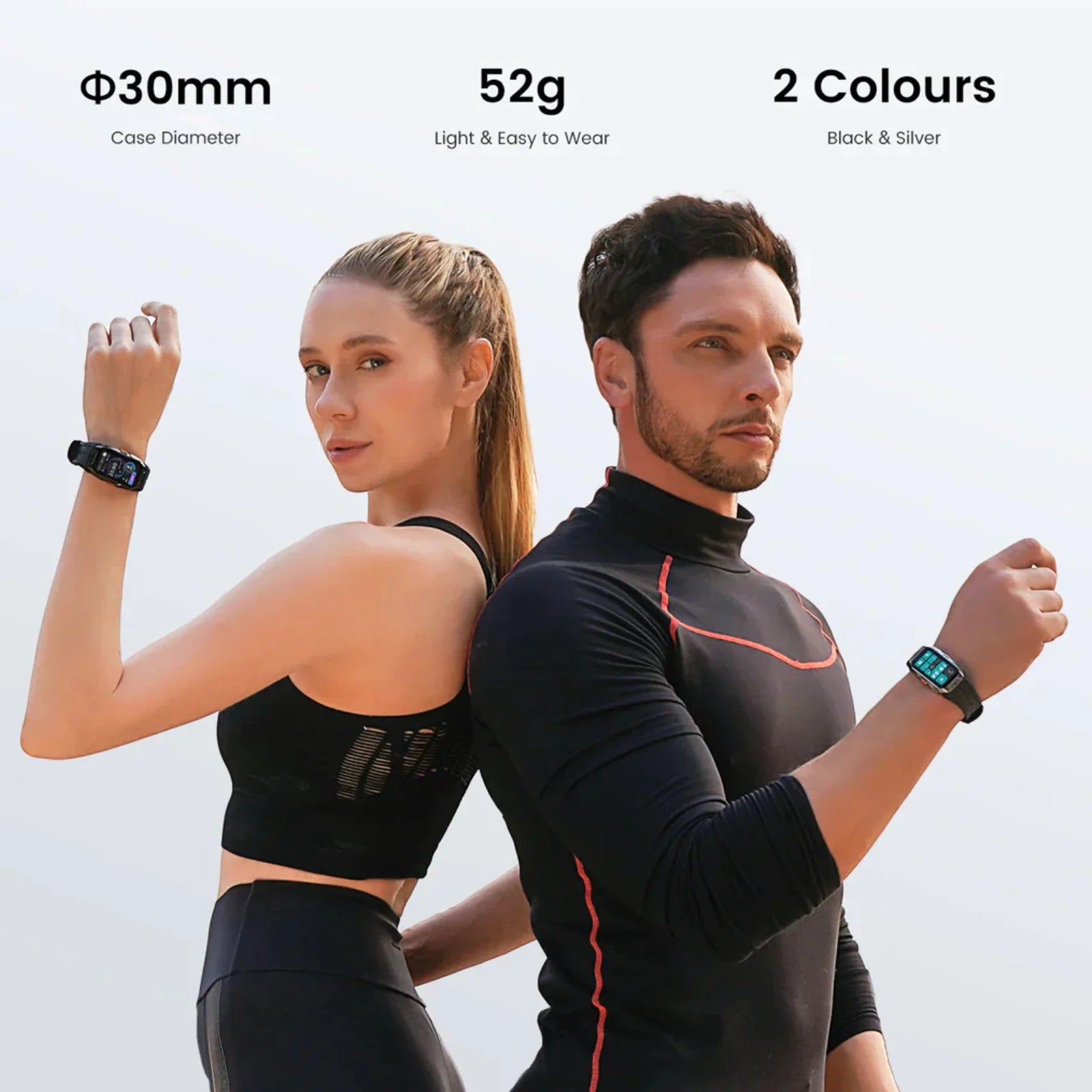 Tank X1 Smart Watch for Men-100M Waterproof, 1.47" HD Fitness Tracker for Android Iphone with Bluetooth(Answer/Make Call), 50 Days Extra-Long Battery, Black