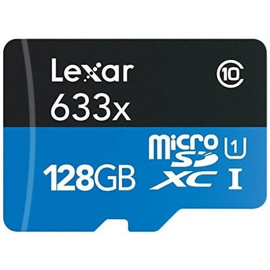 128GB High-Performance UHS-I Microsdxc Memory Card with SD Adapter